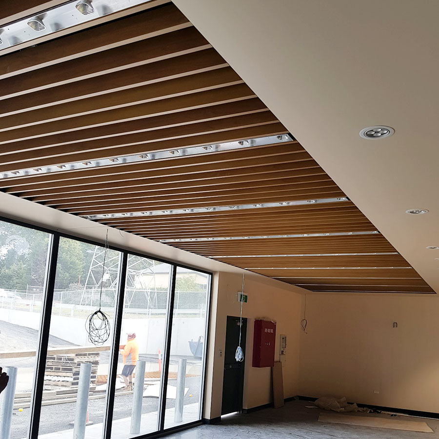 Feature ceiling retail setting